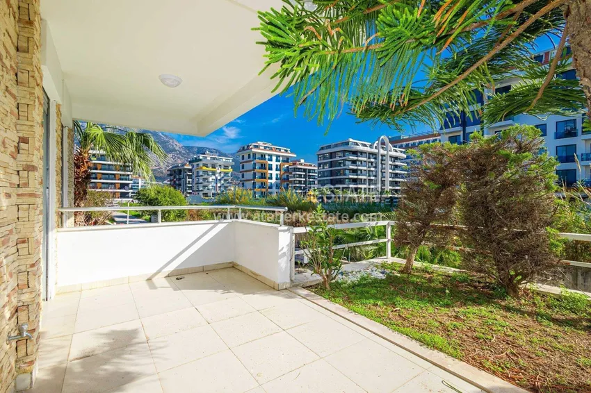 Purchase  2+1 garden duplex in Kestel on the beachfront - with new furniture and sea views 25 