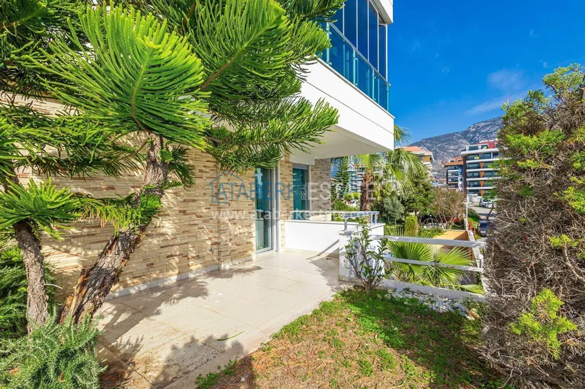 Purchase  2+1 garden duplex in Kestel on the beachfront - with new furniture and sea views 26 