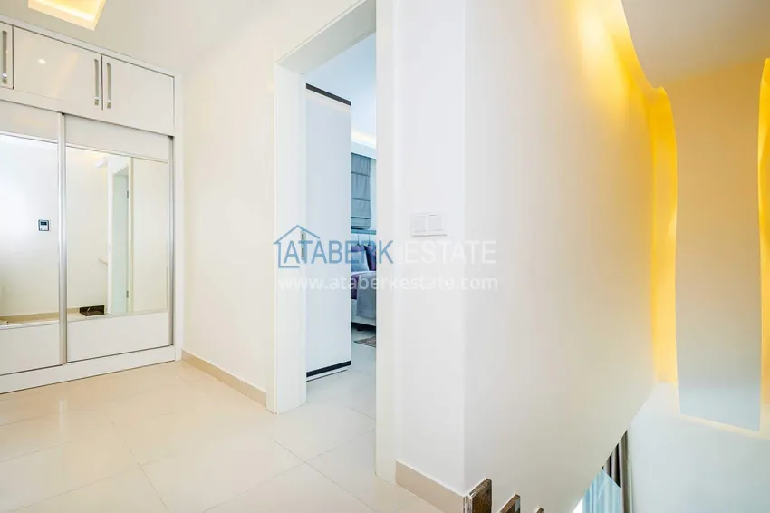 Purchase  2+1 garden duplex in Kestel on the beachfront - with new furniture and sea views 30 