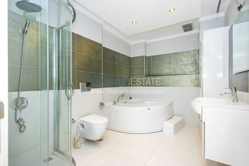 Purchase  2+1 garden duplex in Kestel on the beachfront - with new furniture and sea views 32 