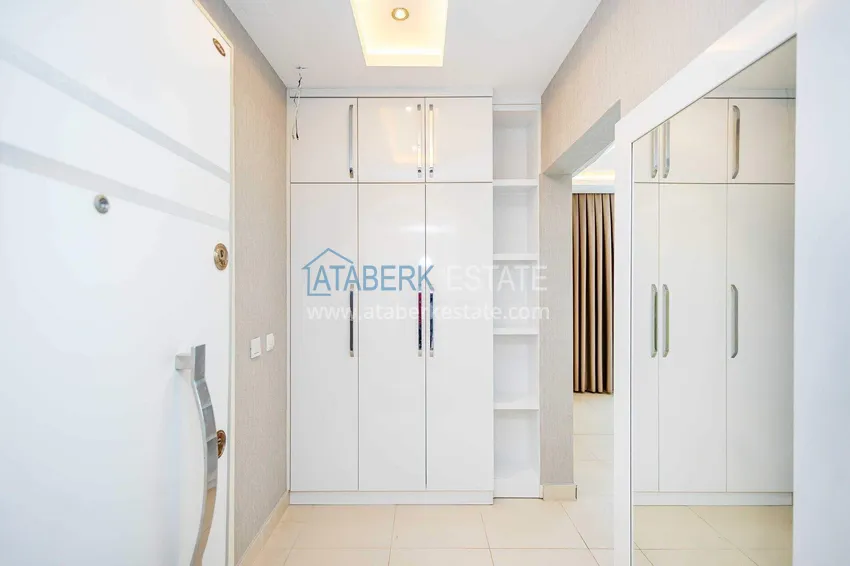 Purchase  2+1 garden duplex in Kestel on the beachfront - with new furniture and sea views 3 