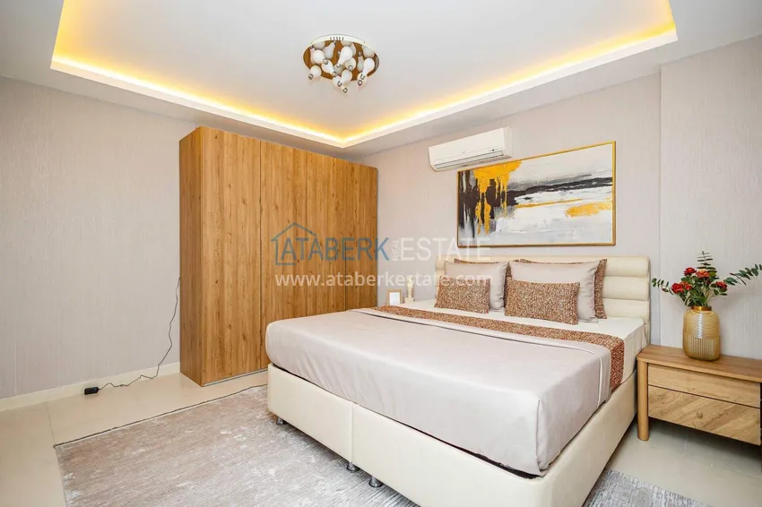 Purchase  2+1 garden duplex in Kestel on the beachfront - with new furniture and sea views 38 