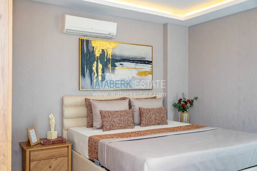 Purchase  2+1 garden duplex in Kestel on the beachfront - with new furniture and sea views 39 