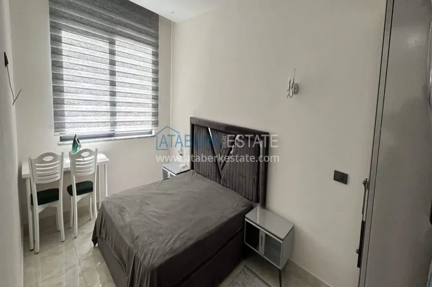 Purchase Turnkey three-room apartment in the center of Alanya, just 5 minutes from Cleopatra Beach 5 