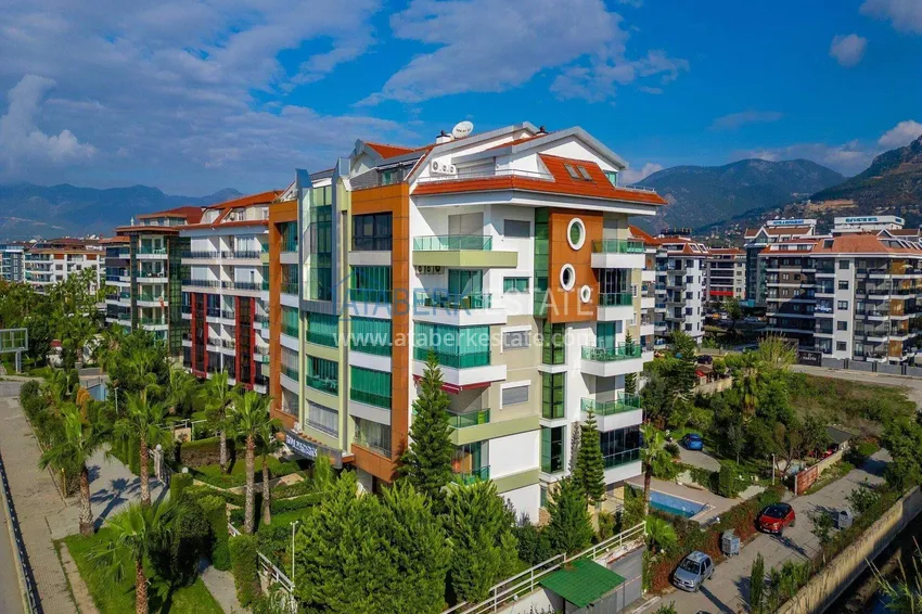 2+1 garden duplex in Kestel on the beachfront - with new furniture and sea views 5 