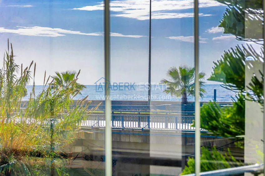 Purchase  2+1 garden duplex in Kestel on the beachfront - with new furniture and sea views 55 