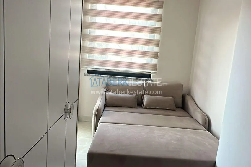 Purchase Turnkey three-room apartment in the center of Alanya, just 5 minutes from Cleopatra Beach 7 