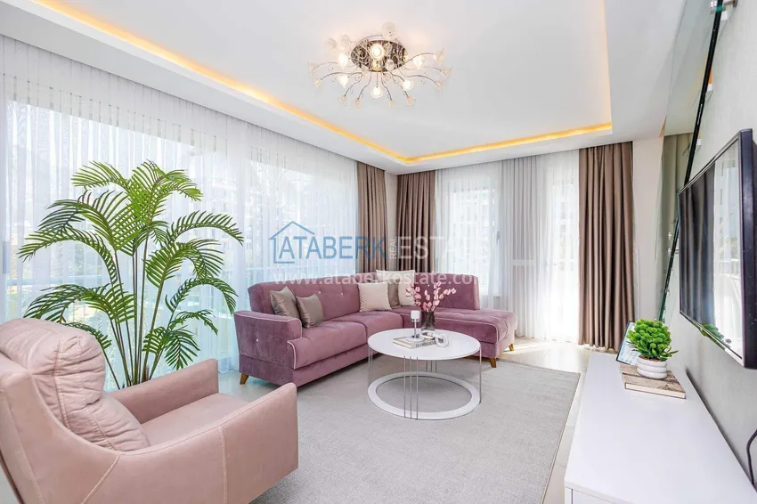 Purchase  2+1 garden duplex in Kestel on the beachfront - with new furniture and sea views 7 