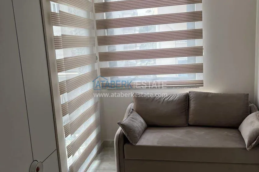 Purchase Turnkey three-room apartment in the center of Alanya, just 5 minutes from Cleopatra Beach 9 