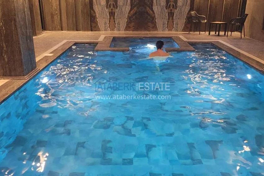 Designer 2+1 apartment with sea view in Kargicak - from owner, 300 meters to the beach 11 