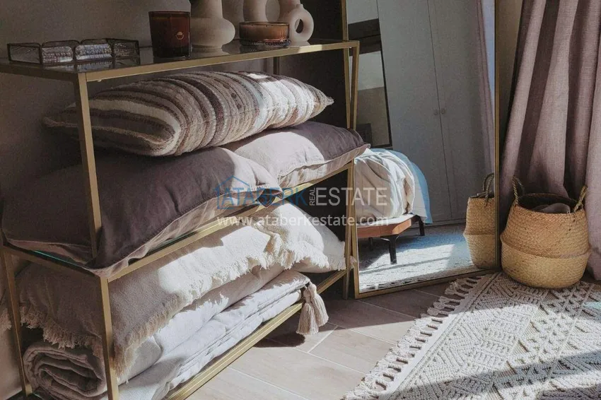 Purchase  Designer 2+1 apartment with sea view in Kargicak - from owner, 300 meters to the beach 11 