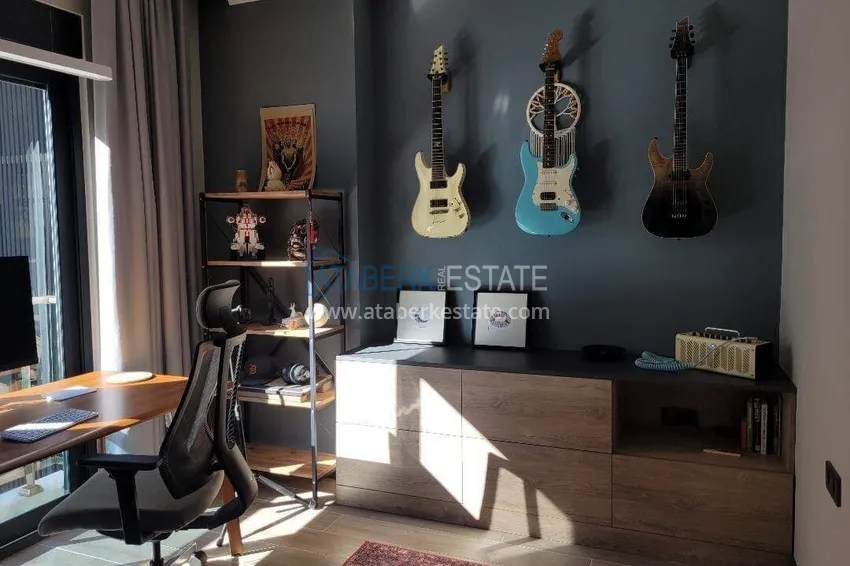 Purchase  Designer 2+1 apartment with sea view in Kargicak - from owner, 300 meters to the beach 13 