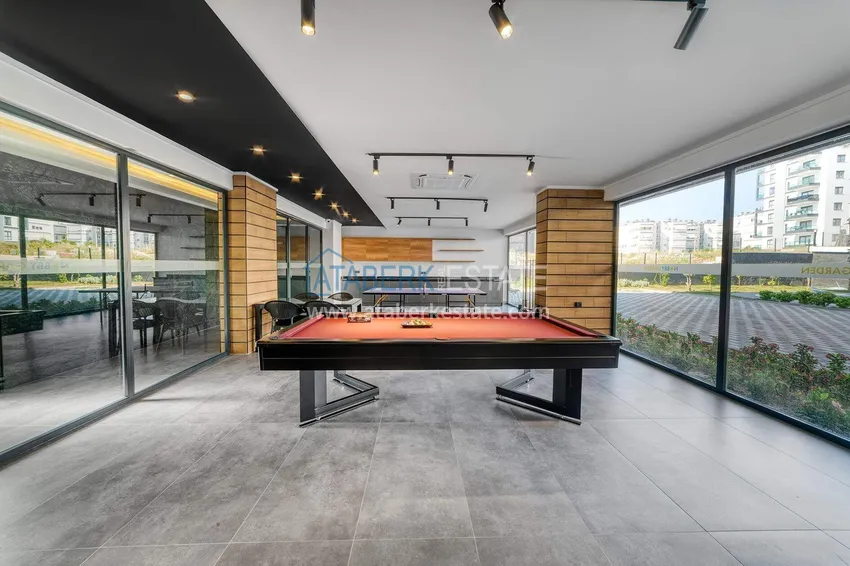 Newly furnished 1+1 apartment in Avsallar - complex with a short-term rental license 16