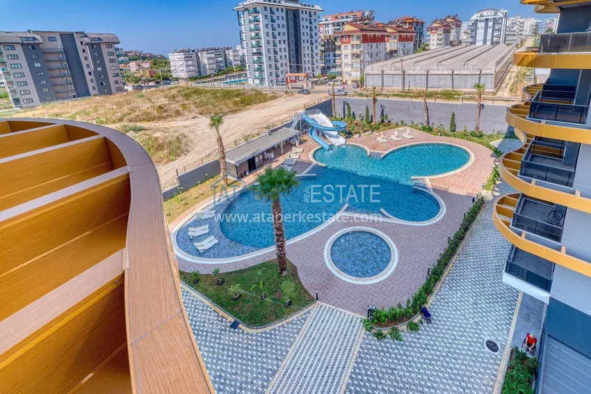 Purchase Newly furnished 1+1 apartment in Avsallar - complex with a short-term rental license 15