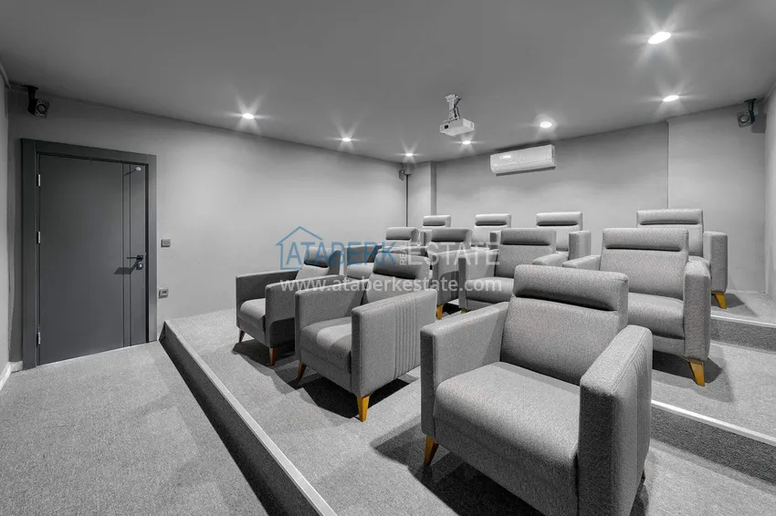 Newly furnished 1+1 apartment in Avsallar - complex with a short-term rental license 17