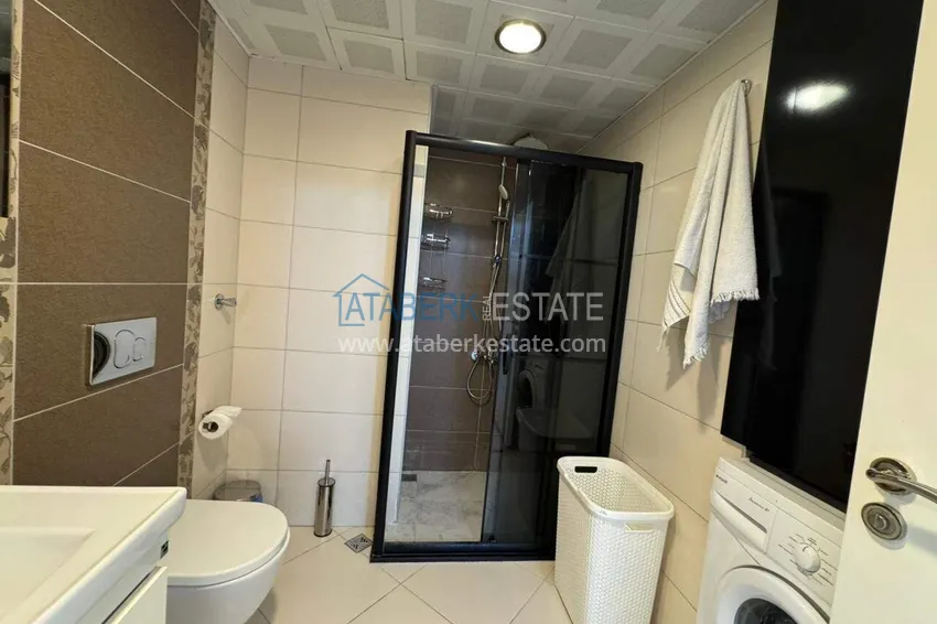 Purchase 1+1 apartment with sea view and furniture in Cikcilli, Alanya — offer from the owner 16 