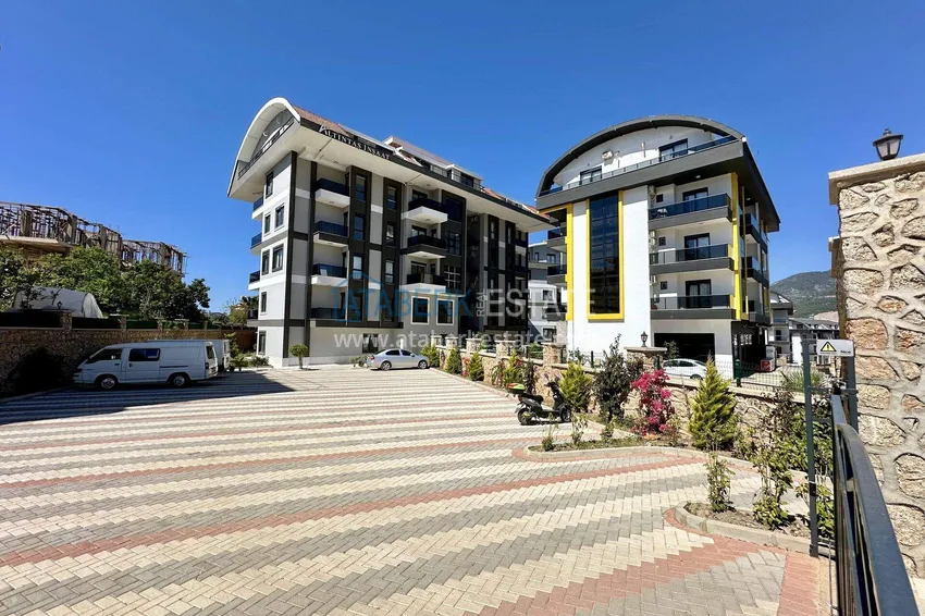 Cheap apartment in Alanya, Oba district — 1+1 new, south side 3