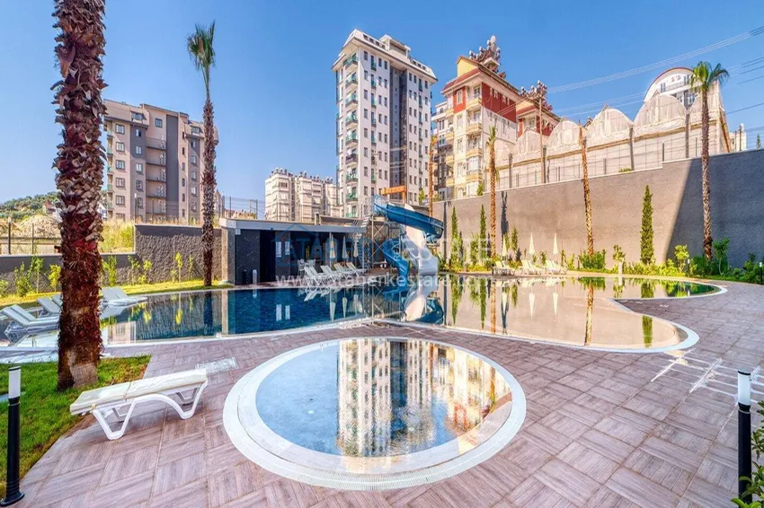 Newly furnished 1+1 apartment in Avsallar - complex with a short-term rental license 4