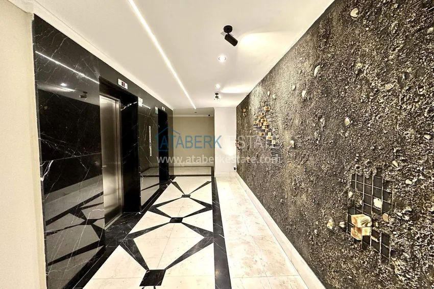 1+1 apartment with new furniture in Mahmutlar - 400 meters from the sea, Ataturk Street 5 