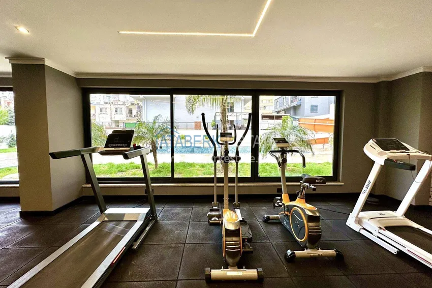 1+1 apartment with new furniture in Mahmutlar - 400 meters from the sea, Ataturk Street 7 