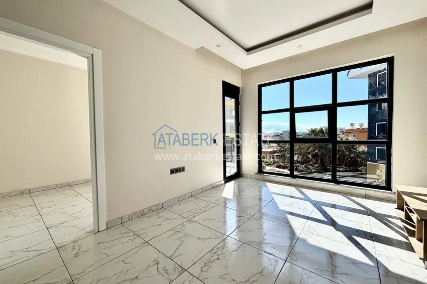 Purchase Cheap apartment in Alanya, Oba district — 1+1 new, south side 8