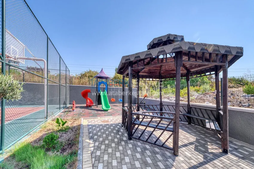 Newly furnished 1+1 apartment in Avsallar - complex with a short-term rental license 10