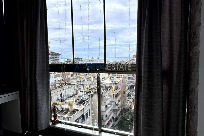 Purchase 1+1 apartment with panoramic sea views — Mahmutlar district, Alanya, 200 meters from the sea 14 