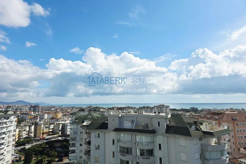 Purchase 3+1 apartments with sea views in Alanya, Cikcilli district - property under a residence permit 14 