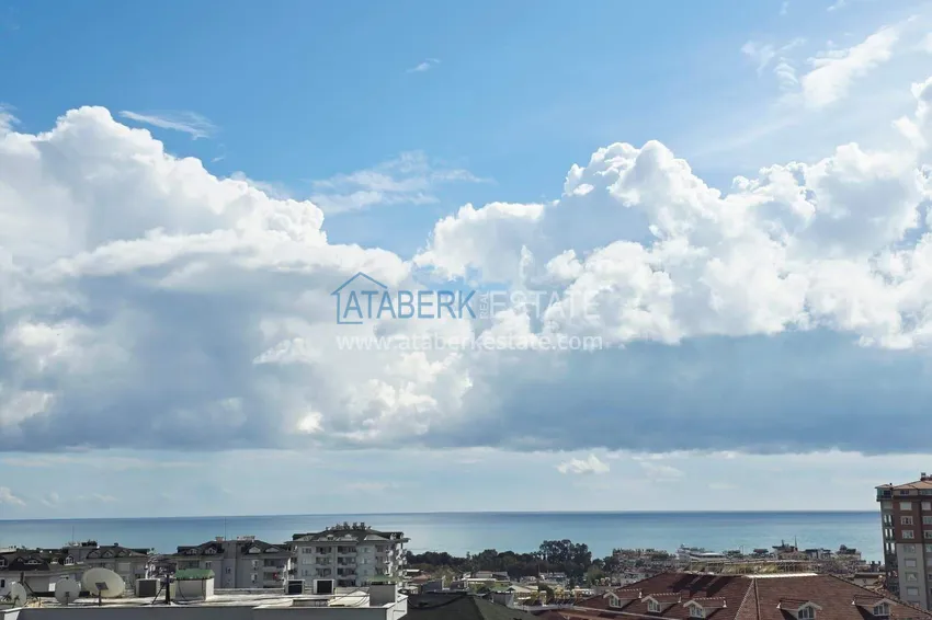 Purchase 3+1 apartments with sea views in Alanya, Cikcilli district - property under a residence permit 21 