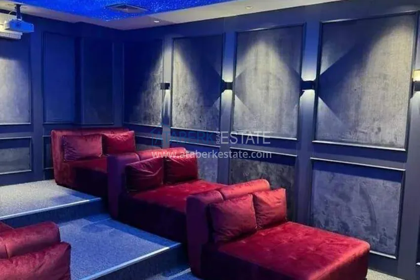 Apartment 1+1 on the first line in Mahmutlar — furnished and with sea views in a five-star hotel-level complex 22 