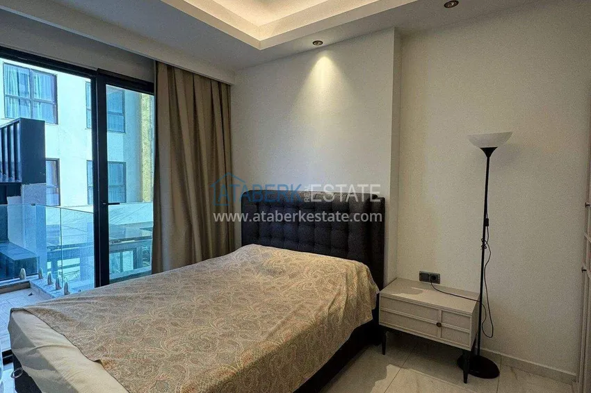 Purchase Apartment 1+1 on the first line in Mahmutlar — furnished and with sea views in a five-star hotel-level complex 5 