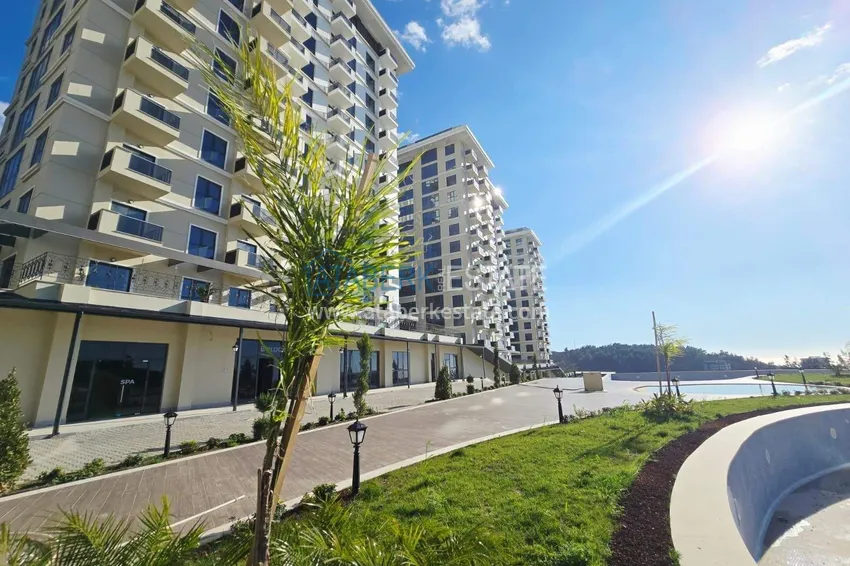 1+1 apartment with mountain views in Mahmutlar - a new residential complex with a transfer to the sea 7 