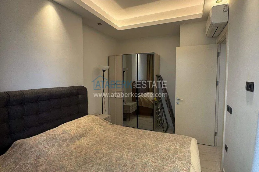 Purchase Apartment 1+1 on the first line in Mahmutlar — furnished and with sea views in a five-star hotel-level complex 6 