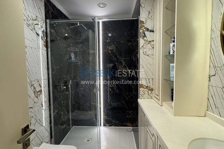 Purchase Apartment 1+1 on the first line in Mahmutlar — furnished and with sea views in a five-star hotel-level complex 7 