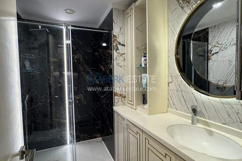 Purchase Apartment 1+1 on the first line in Mahmutlar — furnished and with sea views in a five-star hotel-level complex 8 