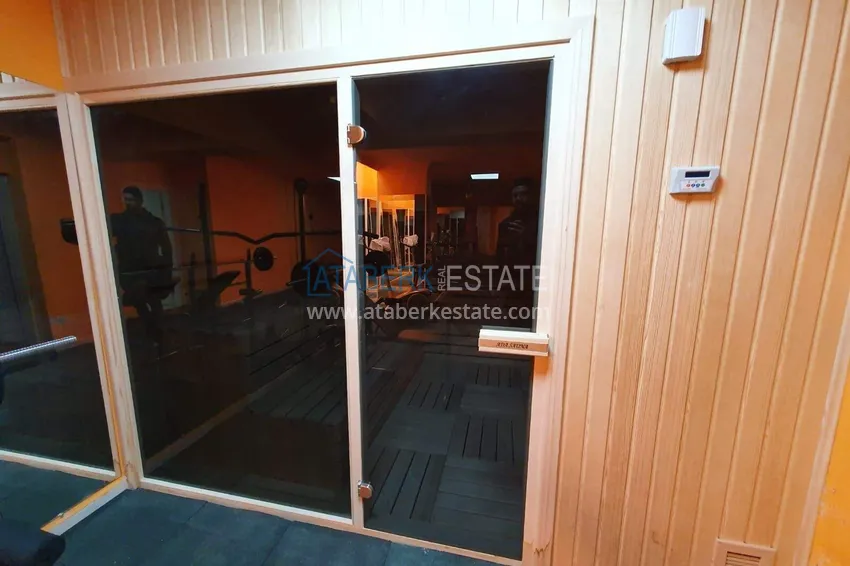 3+1 duplex apartment with furniture in Mahmutlar — two glazed balconies and panoramic sea views 10 