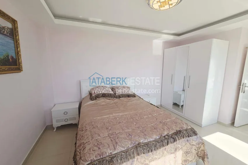 Purchase 3+1 duplex apartment with furniture in Mahmutlar — two glazed balconies and panoramic sea views 18 