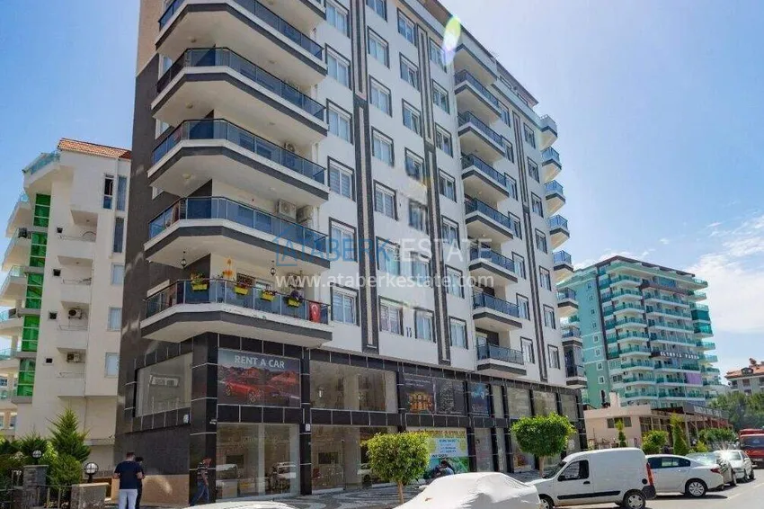 3+1 duplex apartment with furniture in Mahmutlar — two glazed balconies and panoramic sea views 2 