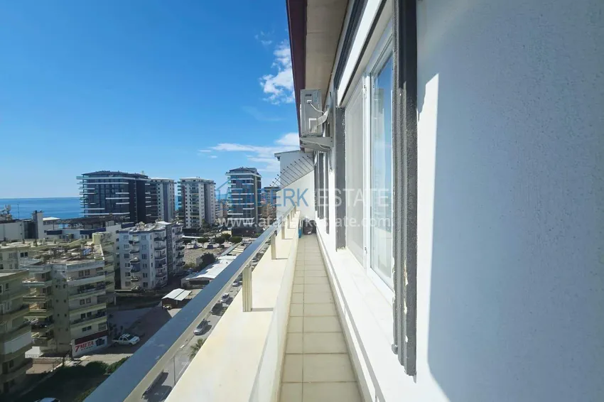 Purchase 3+1 duplex apartment with furniture in Mahmutlar — two glazed balconies and panoramic sea views 28 
