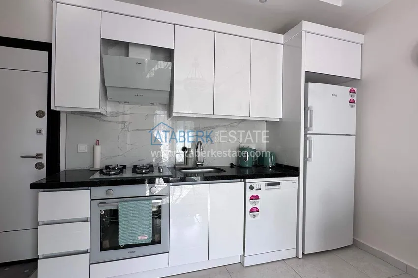Purchase  Turnkey one-bedroom apartment in Alanya, Mahmutlar district 3 