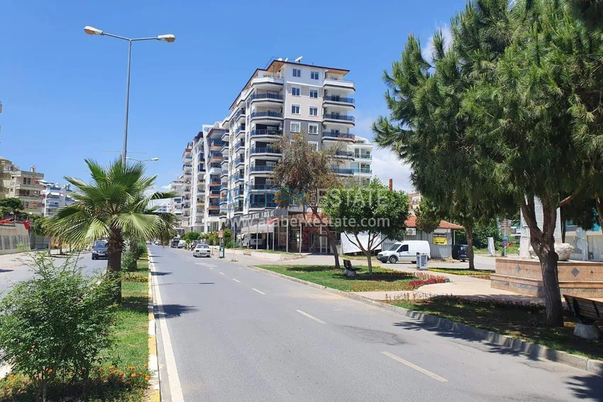3+1 duplex apartment with furniture in Mahmutlar — two glazed balconies and panoramic sea views 4 