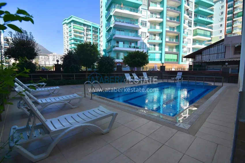 3+1 duplex apartment with furniture in Mahmutlar — two glazed balconies and panoramic sea views 5 