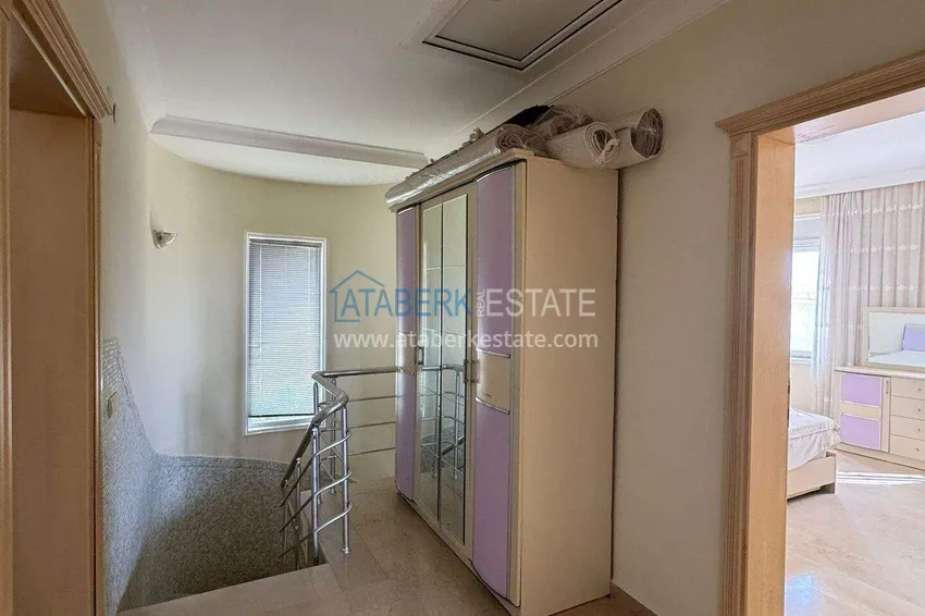 Purchase Two-story 3+1 villa in Konakli — furnished and with sea views in a cottage complex 11 