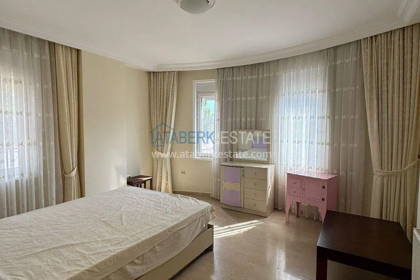 Purchase Two-story 3+1 villa in Konakli — furnished and with sea views in a cottage complex 12 