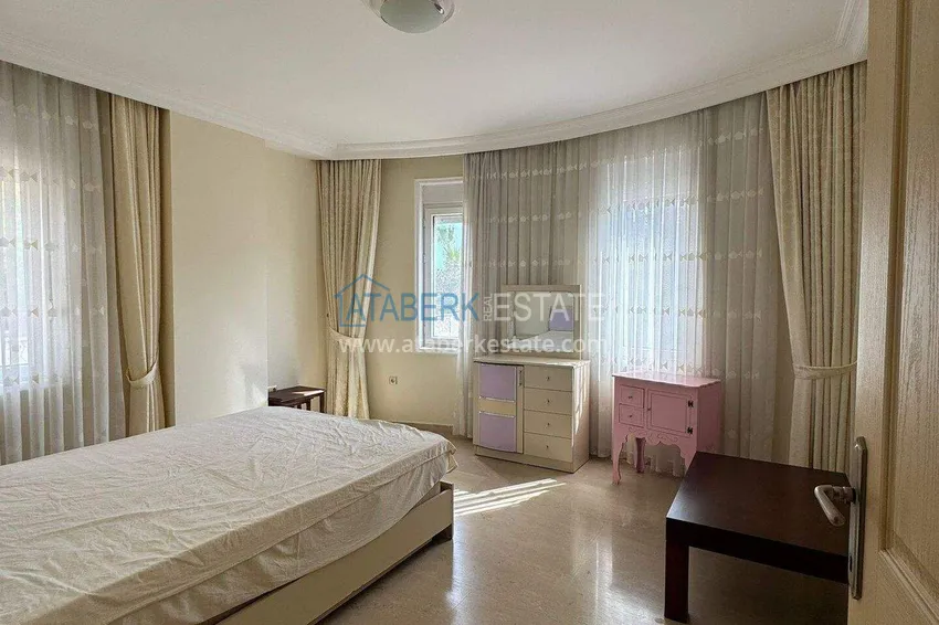 Purchase Two-story 3+1 villa in Konakli — furnished and with sea views in a cottage complex 14 