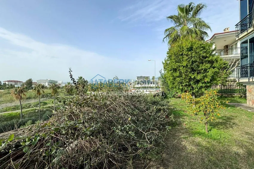 Two-story 3+1 villa in Konakli — furnished and with sea views in a cottage complex 15 