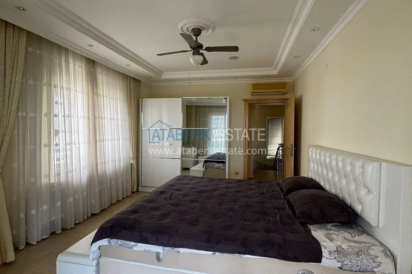 Purchase Two-story 3+1 villa in Konakli — furnished and with sea views in a cottage complex 18 