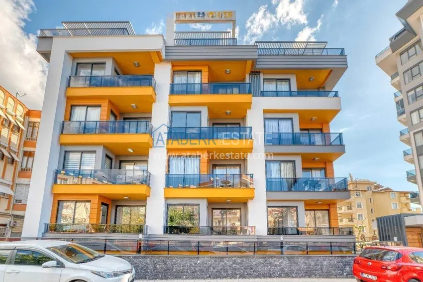 1+1 apartments in the center of Alanya - fine finish, boutique complex, Keykubat beach area 2 