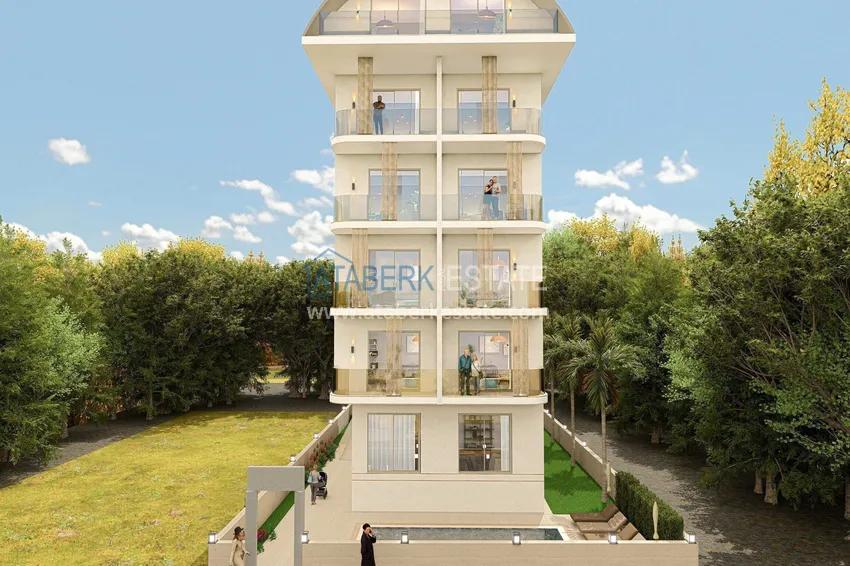 Apartments from the developer in the center of Alanya - 50 meters from Cleopatra beach, installments, citizenship 3