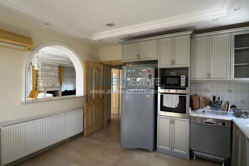 Purchase Two-story 3+1 villa in Konakli — furnished and with sea views in a cottage complex 5 